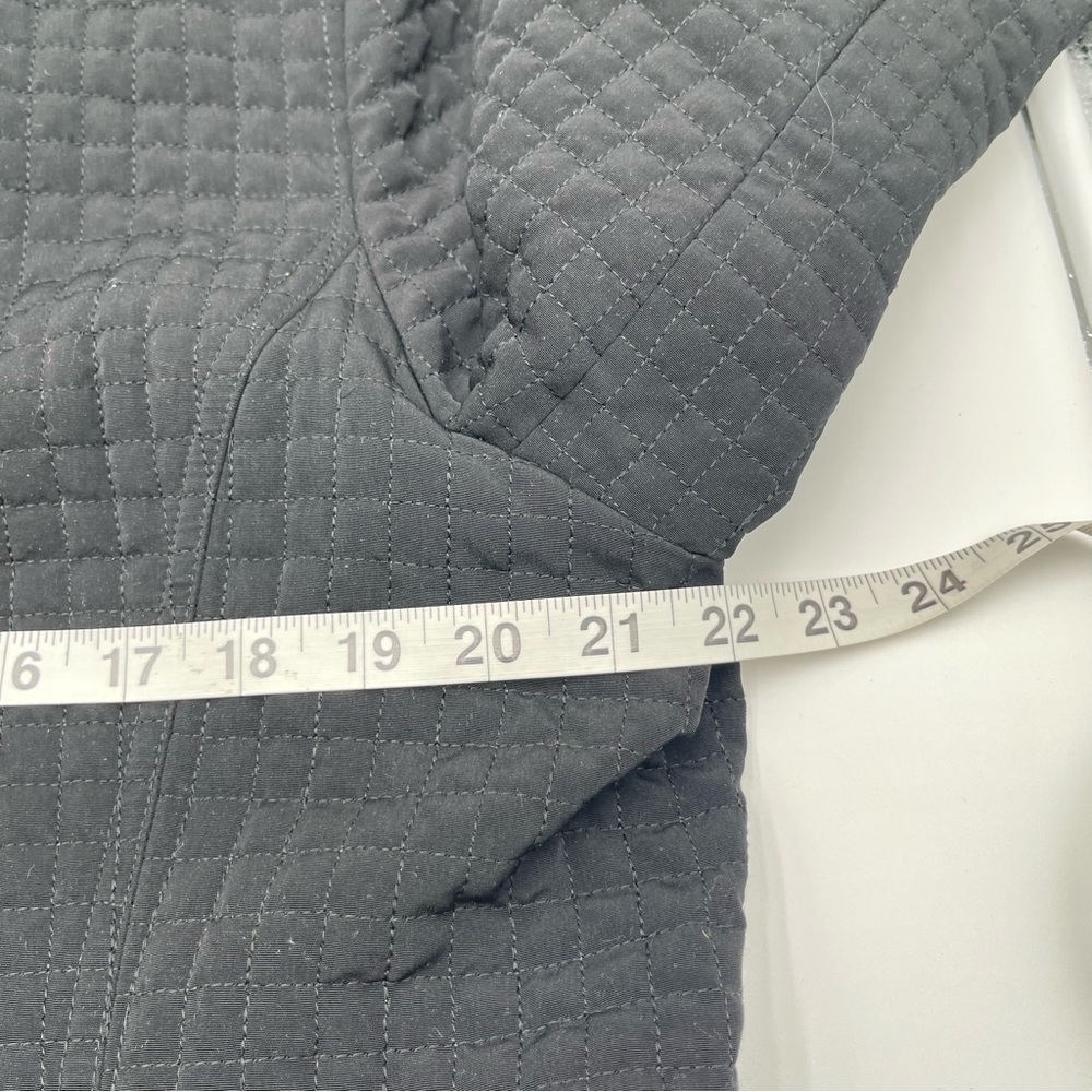 Esprit Quilted Jacket Full Zip Pockets Black Women’s Large Button Lined Y2K - Picture 10 of 13